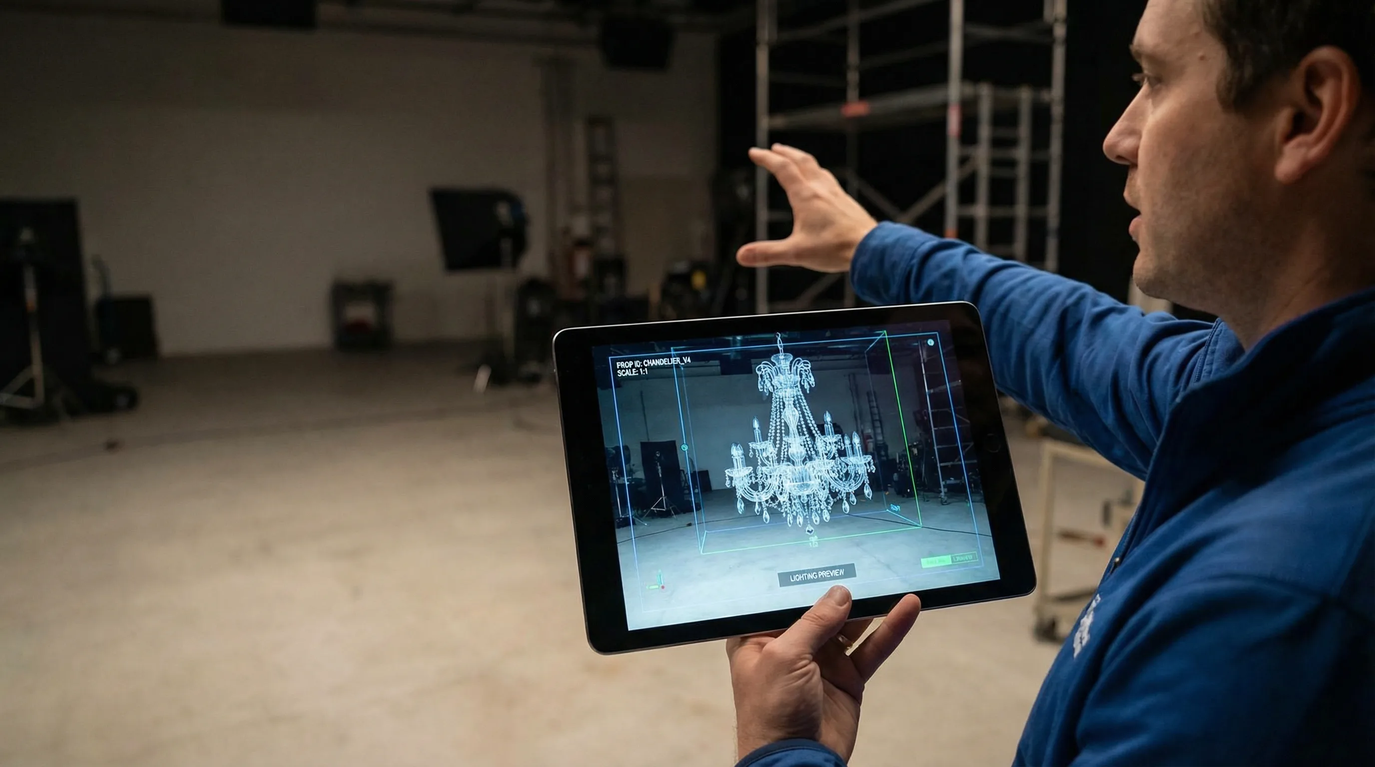 AR增强现实虚拟道具预览技术展示