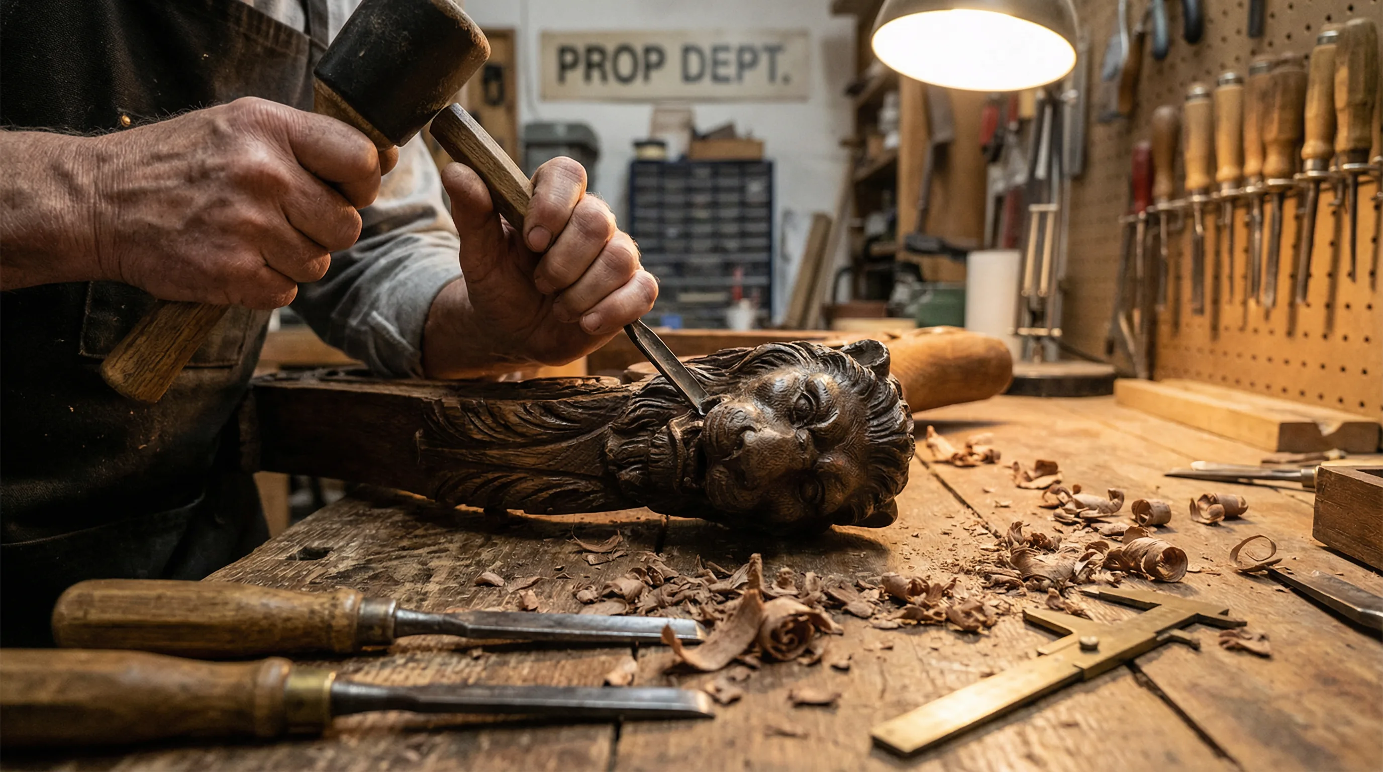 道具手工雕刻制作工艺